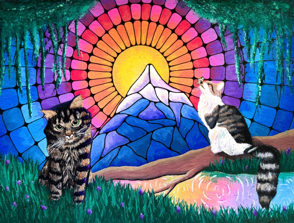 Commissioned pet portrait